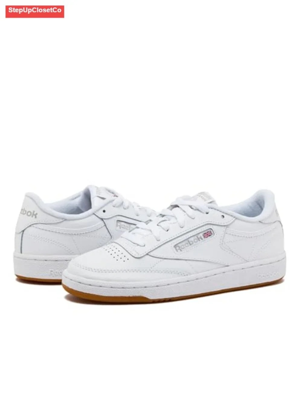 Reebok Club C 85 Leather Walking Sneakers Comfort Casual Shoes